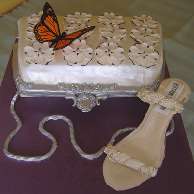 Purse And Stiletto Cake