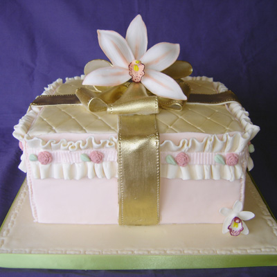 Tasty Orchid Cake