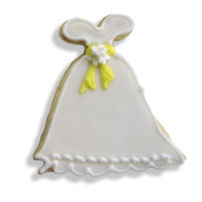 White Dress Cookie